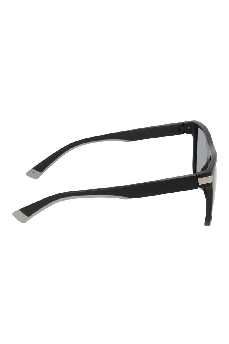55mm Square Sunglasses, Alternate, color, BLACK