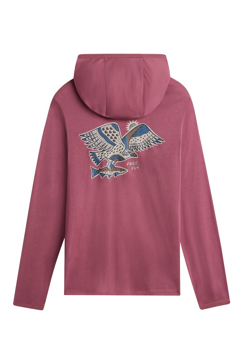 Osprey Catch Graphic Hoodie, Alternate, color, PLUM
