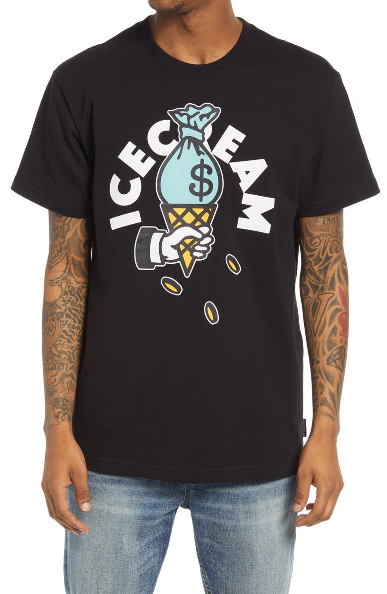 ICECREAM Men's Cash Rules Graphic Tee, Main, color, 
