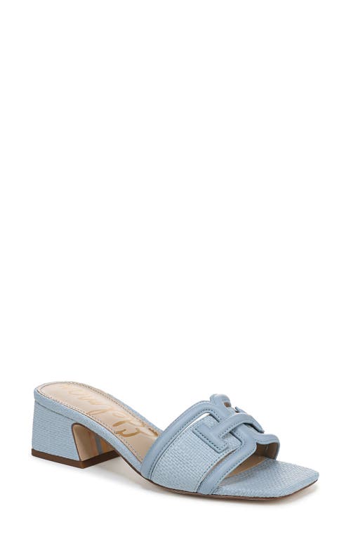 Sam Edelman Waylon Slide Sandal In Blue Breeze