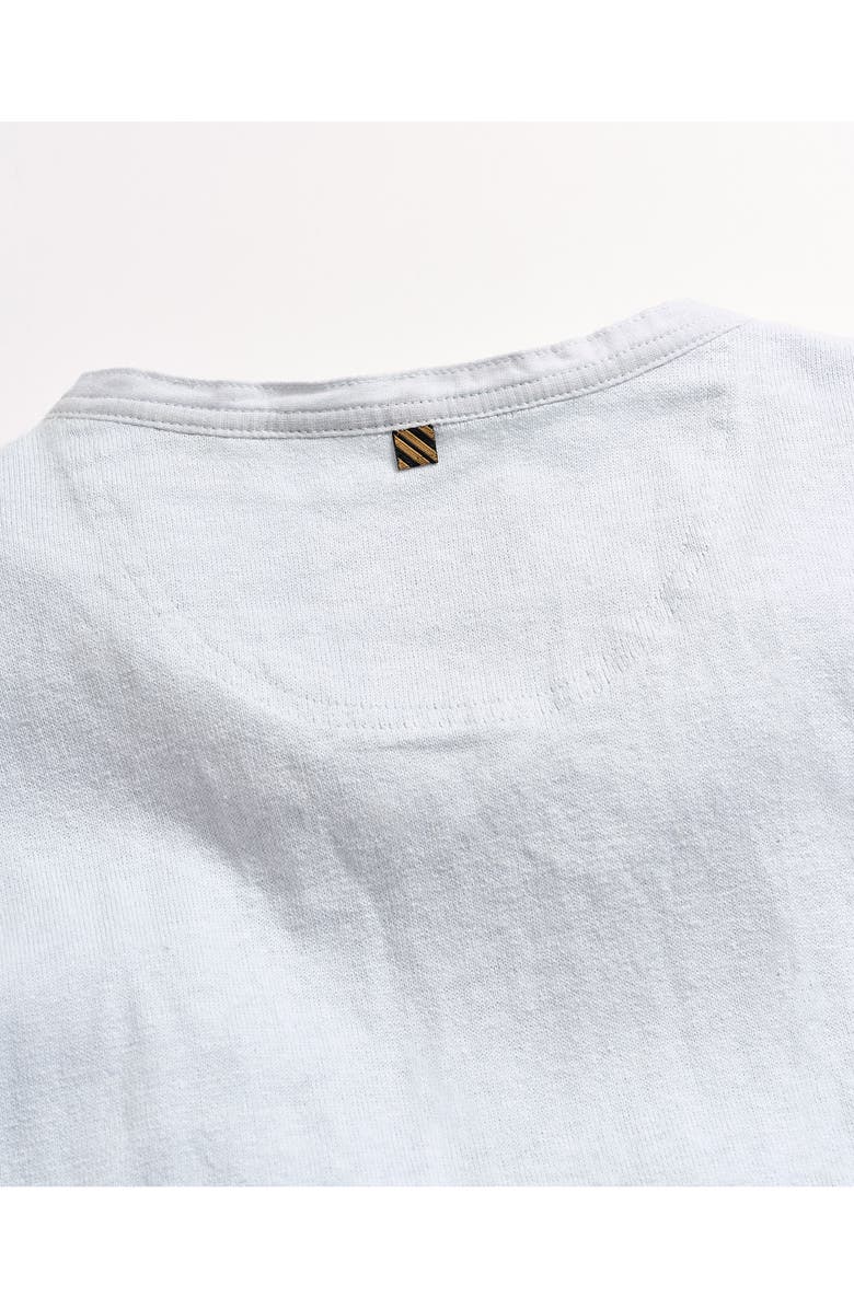 Billy Reid Short Sleeve Hemp & Cotton Henley, Alternate, color, Grey Mist