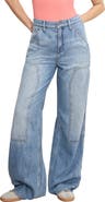 Good American Good Standard High Waist Straight Leg Carpenter Jeans