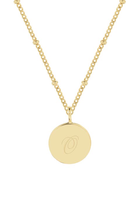 Lizzie Initial Pendant Necklace