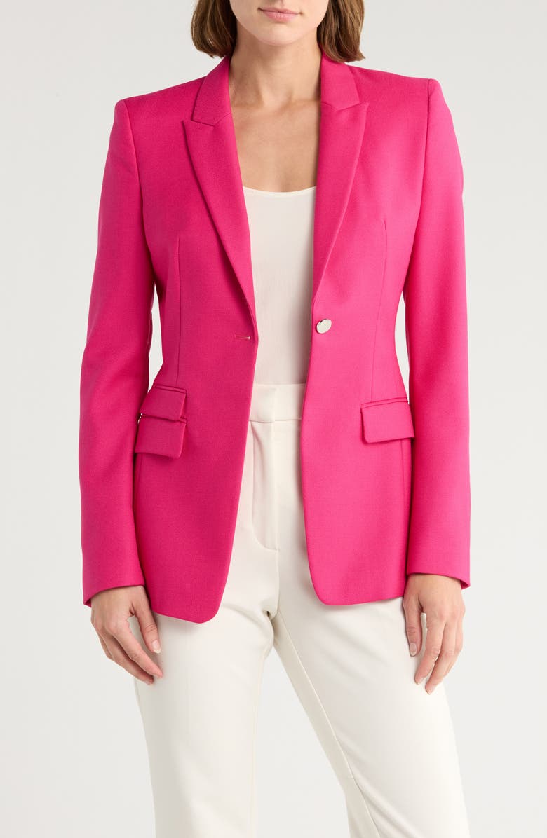BOSS Juicy Lara Virgin Wool Blazer, Main, color,