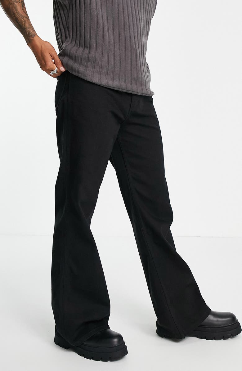 Topman Flare Jeans, Alternate, color, 