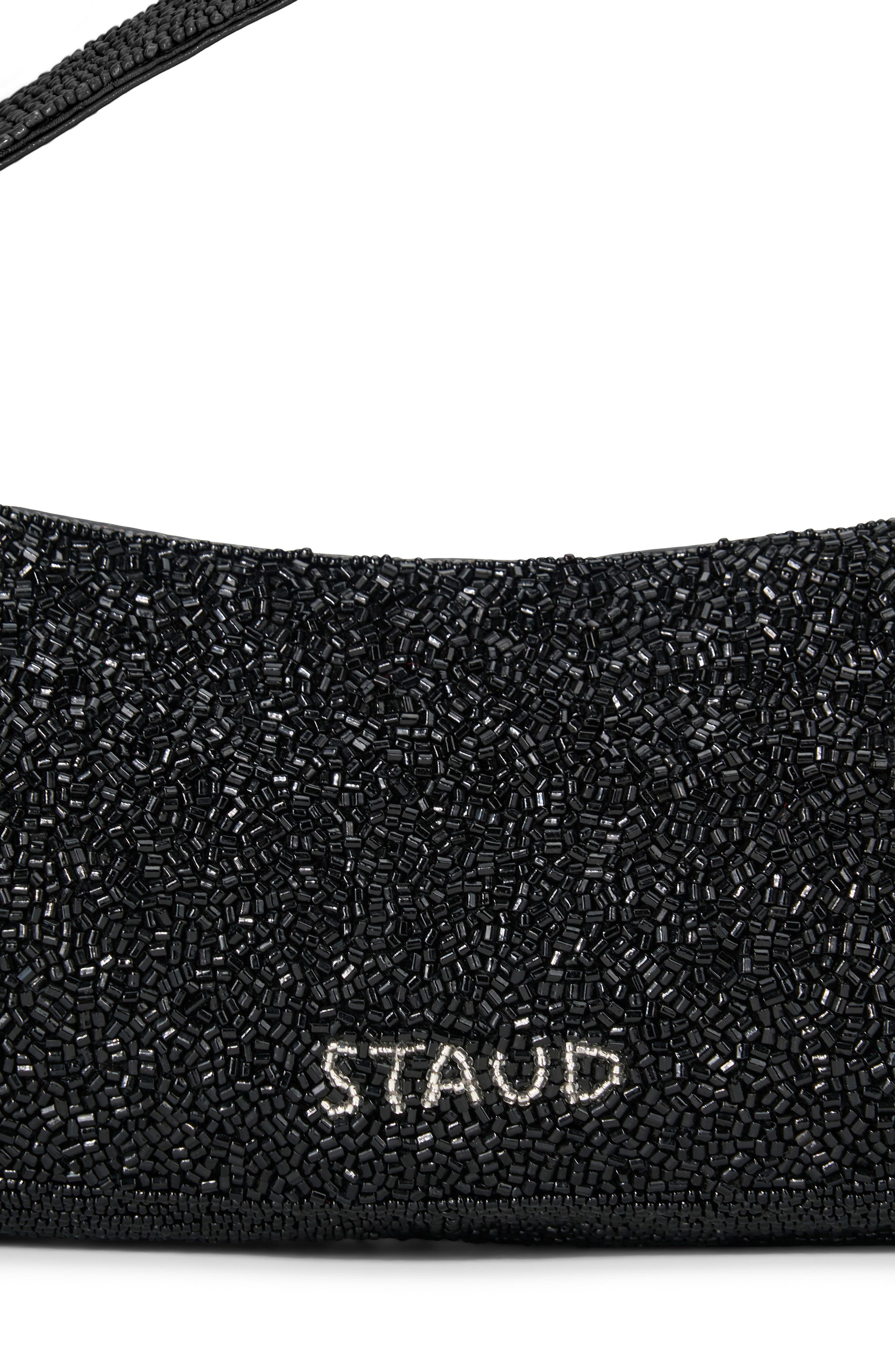 STAUD Demy Convertible Shoulder Bag, Alternate, color, Black
