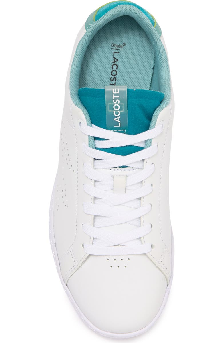 Lacoste Carnaby Leather Fashion Sneaker, Alternate, color,