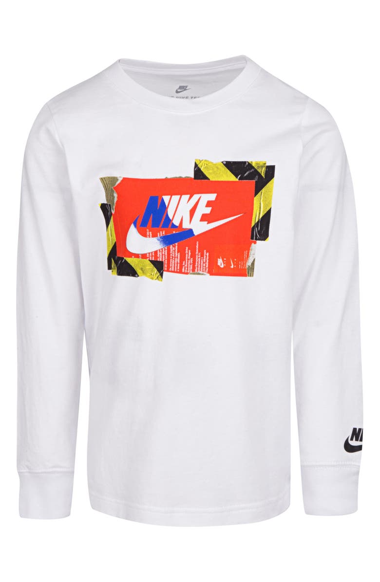 Nike Futura Hazard Graphic T-Shirt, Main, color, White