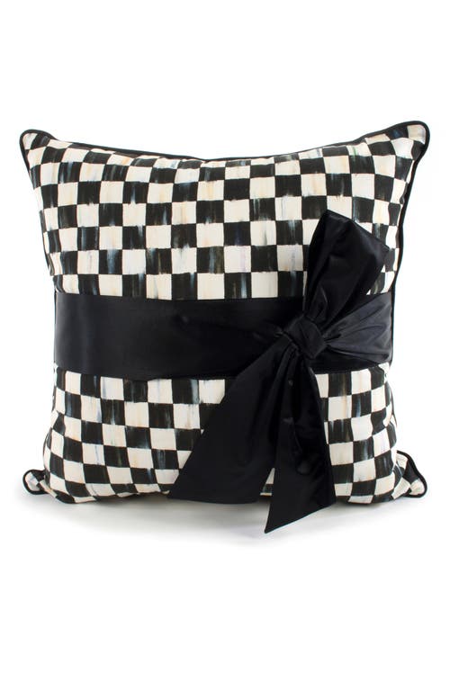 Mackenzie-childs Mackenzie Childs Courtly Check Sash Accent Pillow