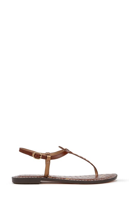 Sam Edelman Gigi Thong Sandal Beechwood Multi Leather In Beechwood Multi Calf Hair