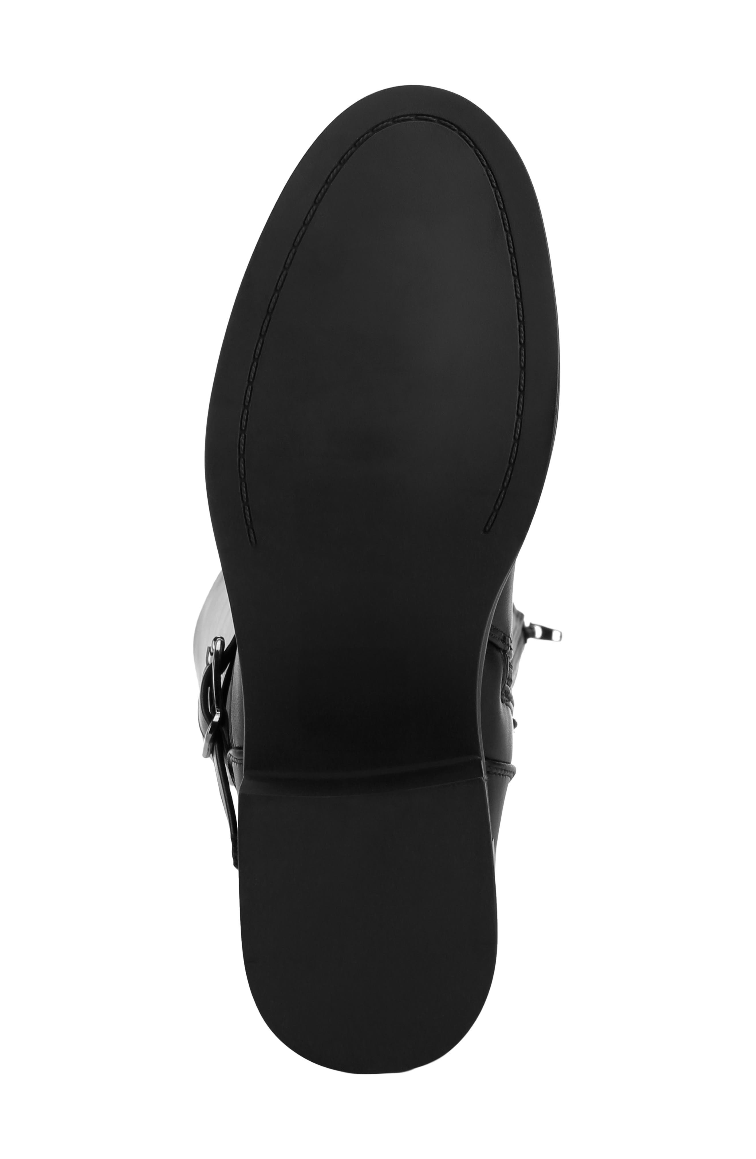 Euphemia Leather Knee High Boot, Alternate, color, BLACK SMOOTH