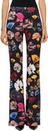 Alice + Olivia Floral High Waist Bootcut Pants