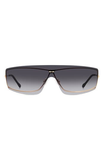 Isabel Marant 99mm Gradient Oversize Shield Sunglasses In Gray