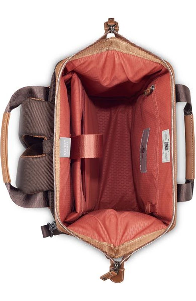 Delsey Paris Chatelet 2.0 Tote Travel Backpack Bag, Alternate, color, Chocolate
