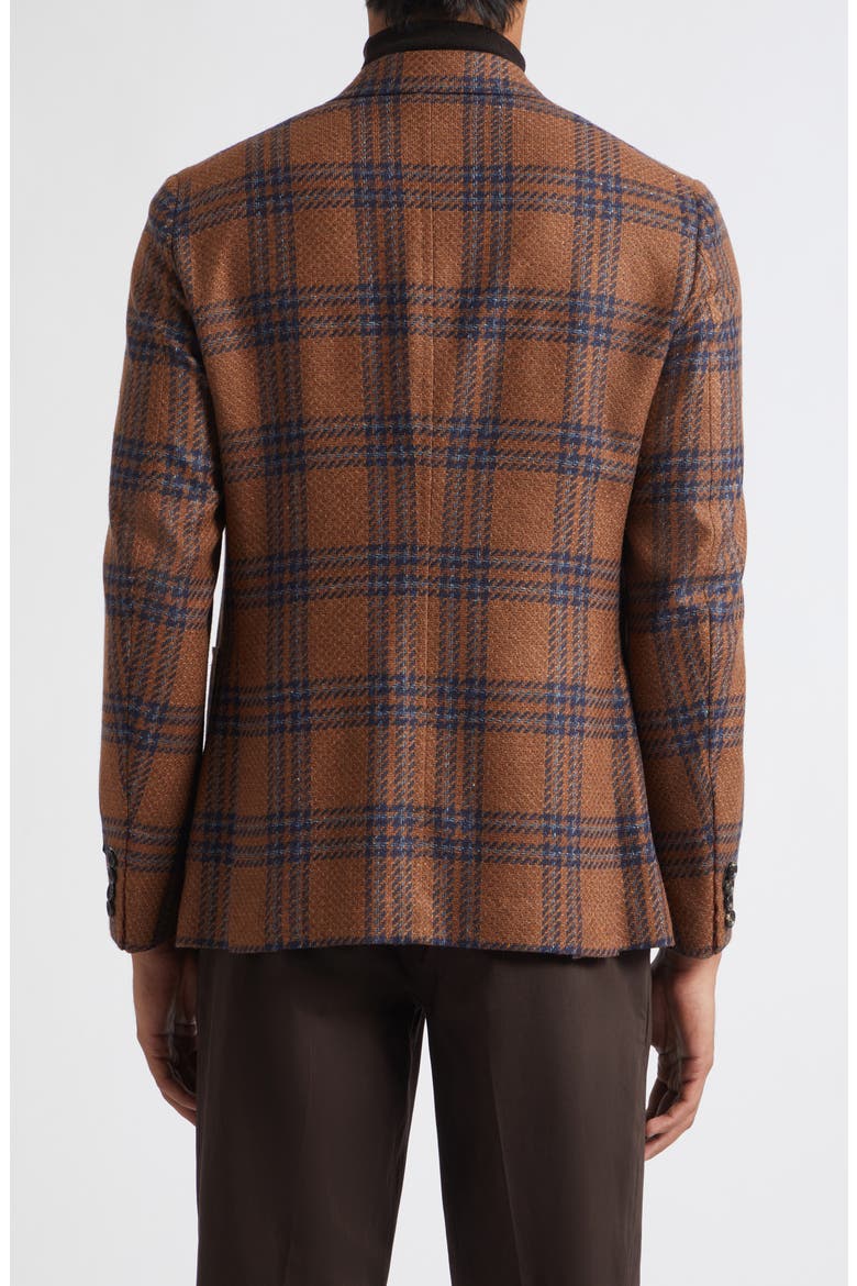 Check Donegal Tweed Sport Coat, Alternate, color, OPEN BROWN 430