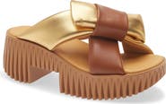 4CCCCEES Plia Bow Platform Slide Sandal