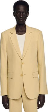 SANDRO Classic linen suit jacket