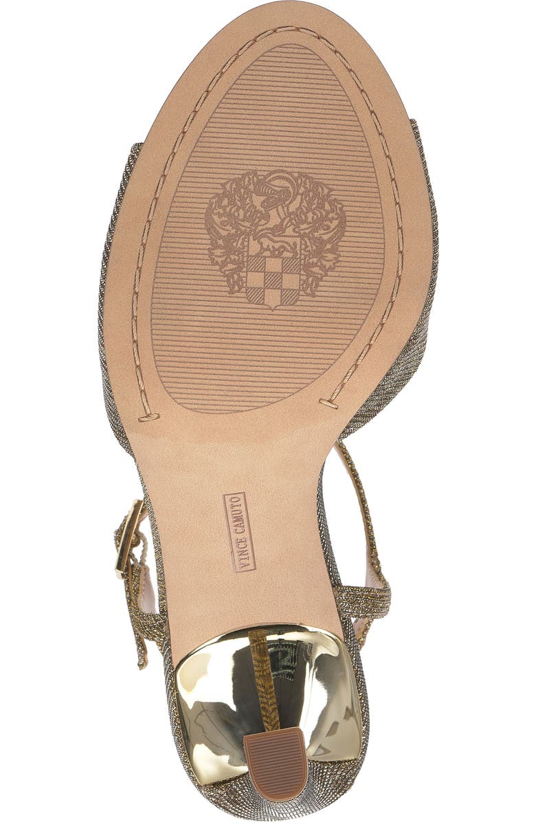 Vince Camuto Lilah Ankle Strap Sandal, Alternate, color, Light Bronze