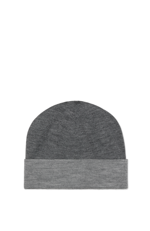 Brunello Cucinelli Cashmere And Silk Beanie In Dark Grey