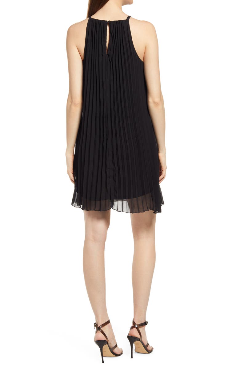 Sam Edelman Sleeveless Pleated Minidress, Alternate, color, 