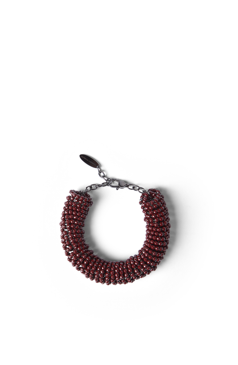 Brunello Cucinelli Silver bracelet, Main, color, Red
