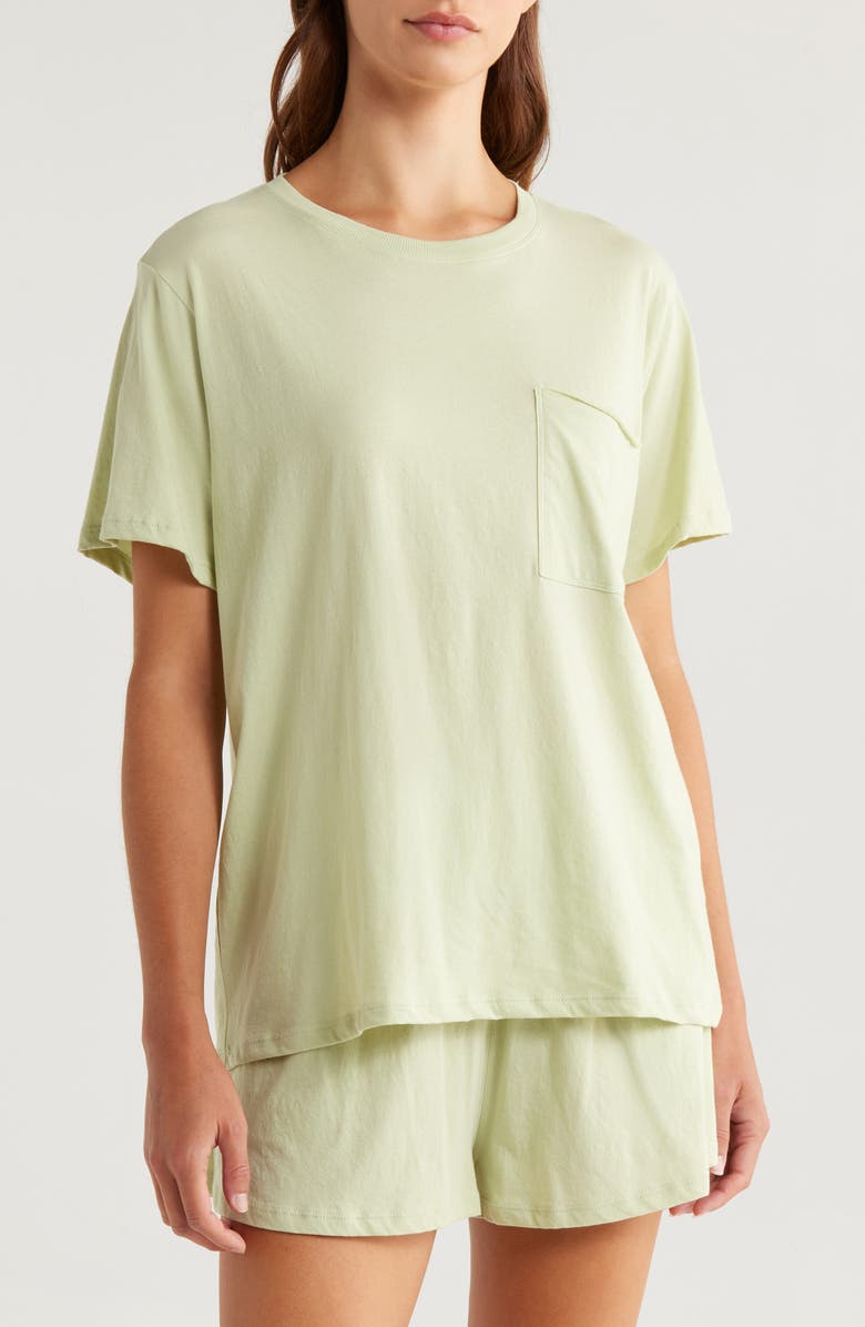 Lunya Organic Pima Cotton Short Pajamas, Alternate, color, Ethereal Green
