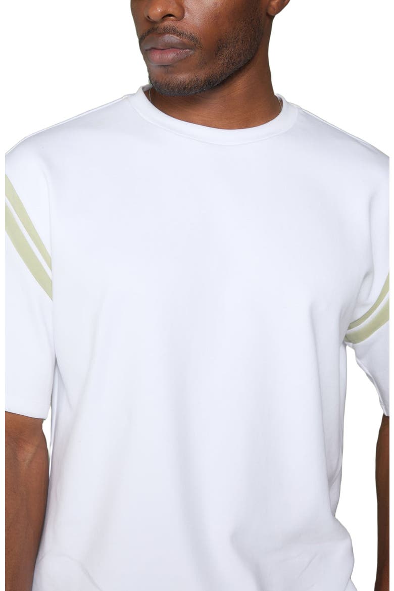 Georges Varsity Cotton T-Shirt, Alternate, color, Off White