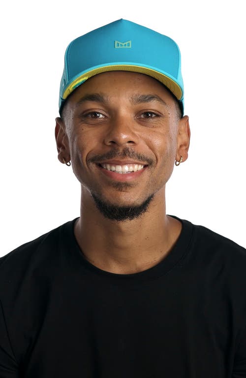 Melin Odysea Rope Bulls Icon Hydro Performance Snapback Hat In Blue