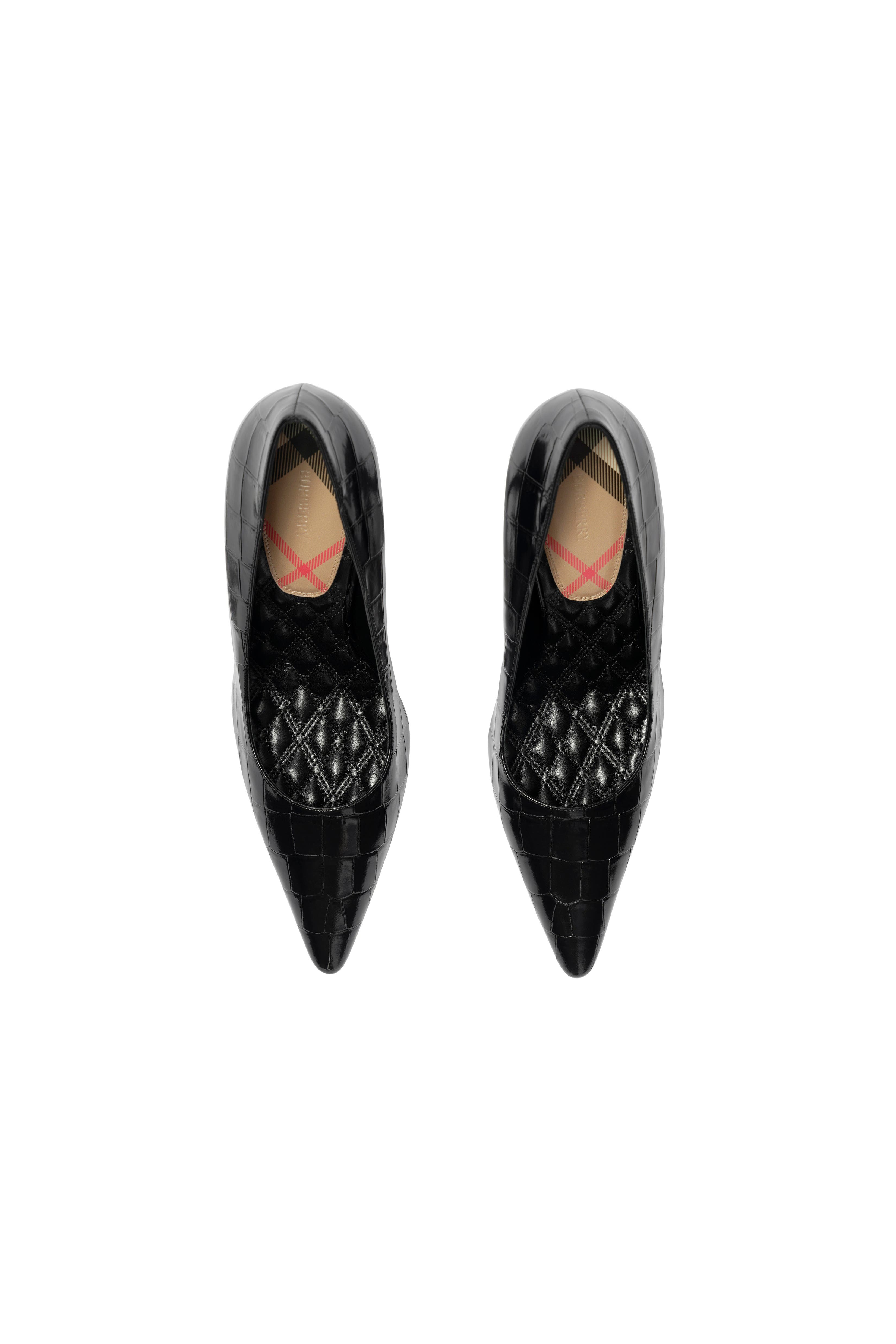 Check Dame High Pumps, Alternate, color, Black