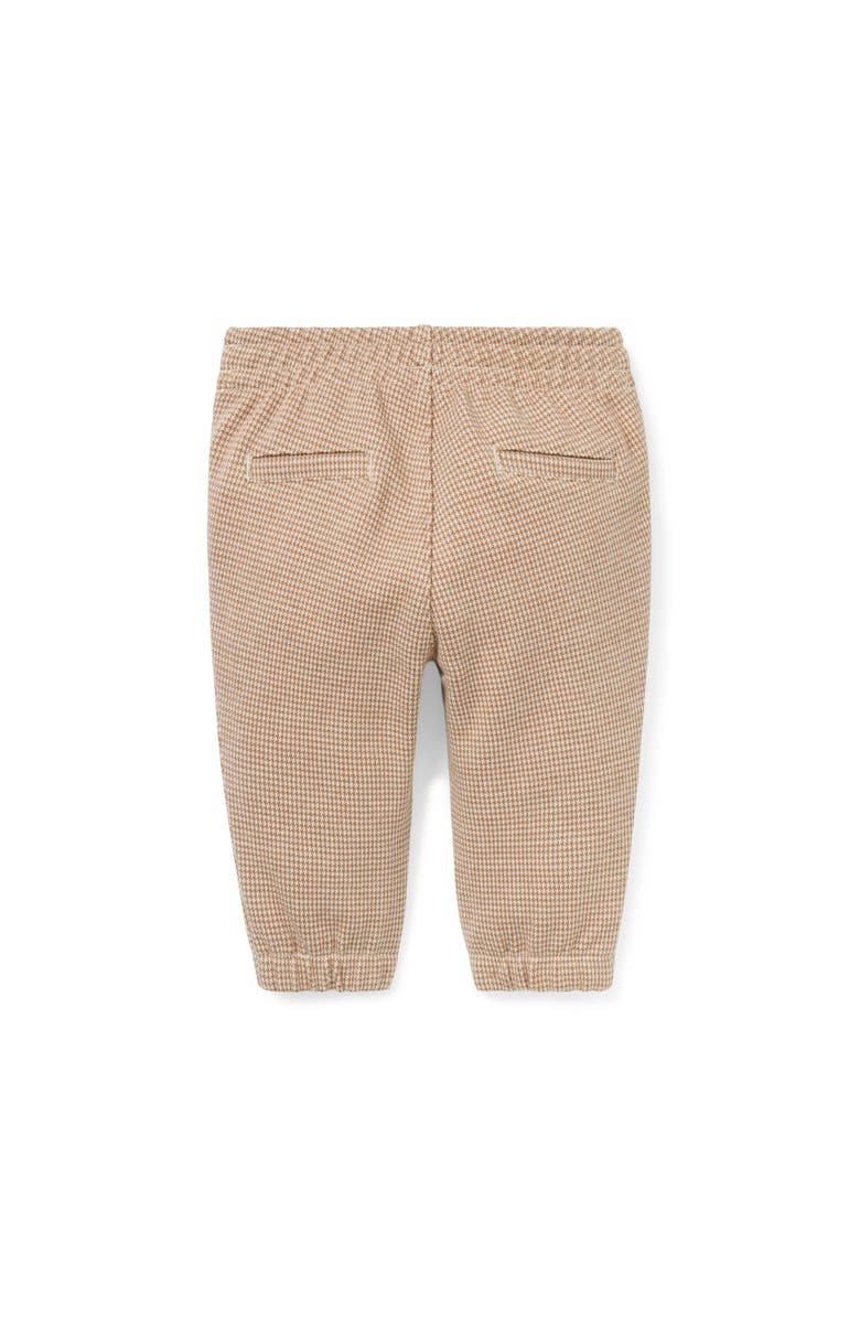 Janie and Jack Baby Houndstooth Pant, Alternate, color, Brown