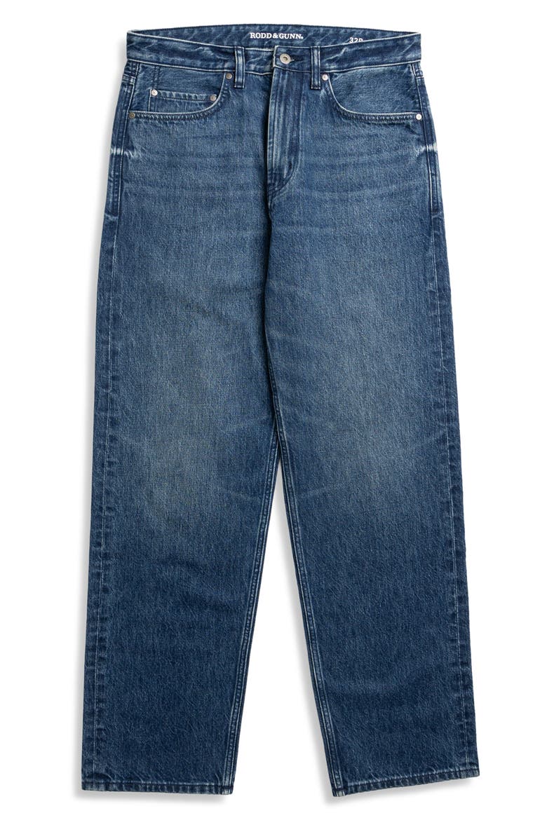 Dunearn Loose Fit Straight Leg Jeans, Alternate, color, WASHED INDIGO