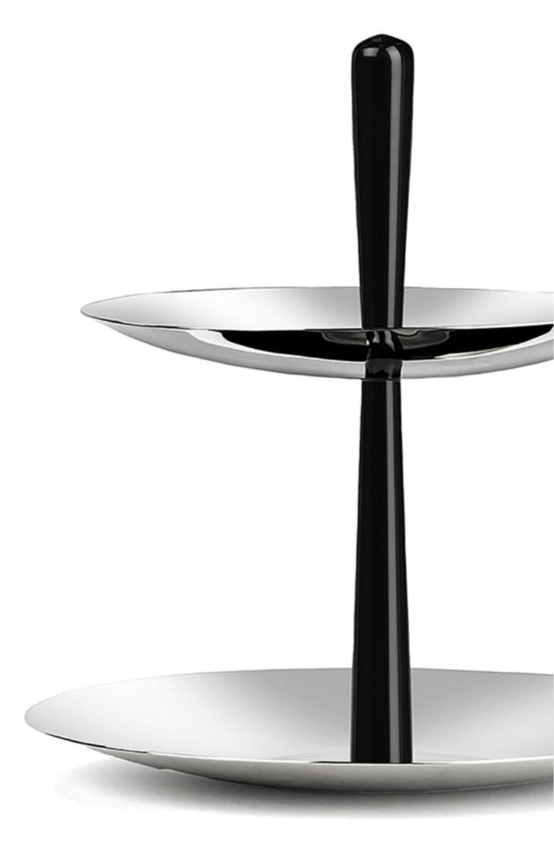 Nambé Circa Tiered Server, Alternate, color, Silver