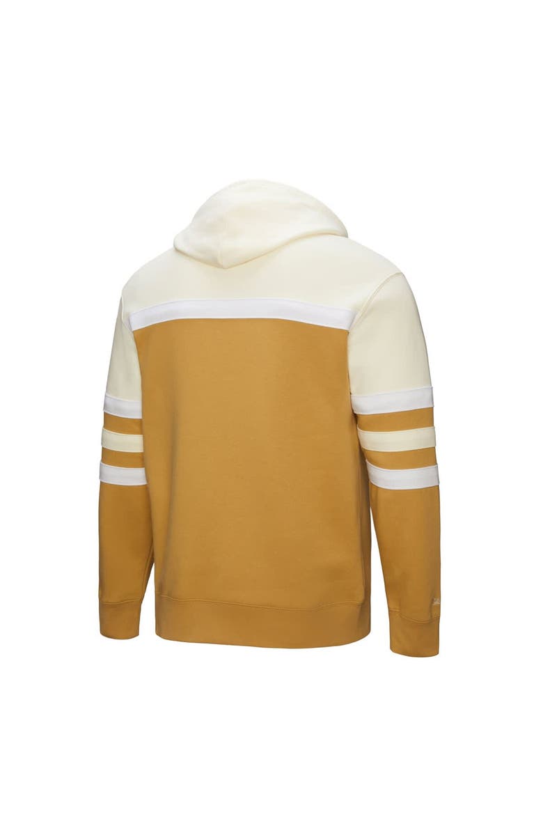 Mitchell & Ness Men's Mitchell & Ness Tan/Cream Chicago Cubs Head Coach Pullover Hoodie, Alternate, color, Tan