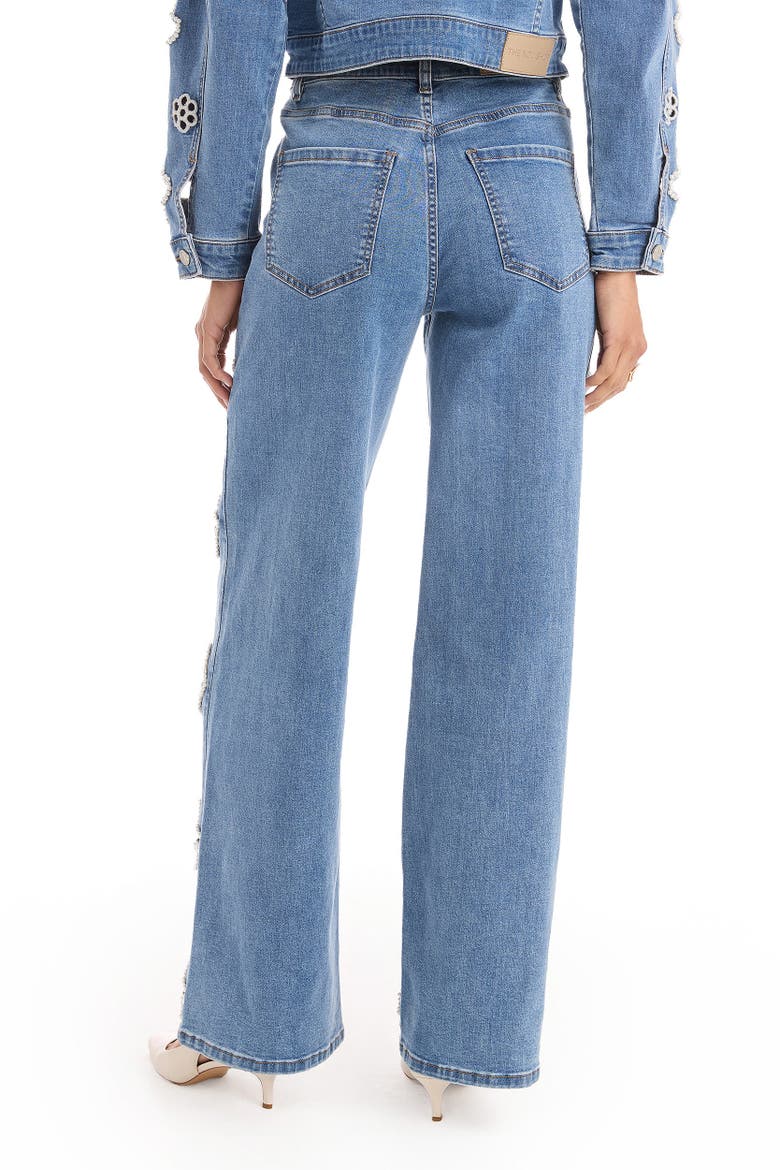 Kaia Pearl High Rise Jean, Alternate, color, Medium Blue
