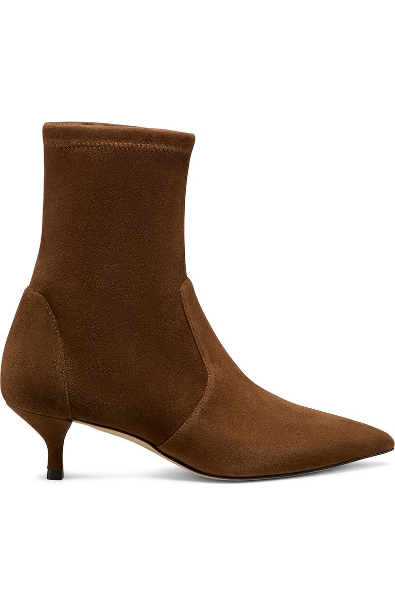 Stuart Weitzman Mara 50 Kitten Heel Bootie, Alternate, color, Espresso
