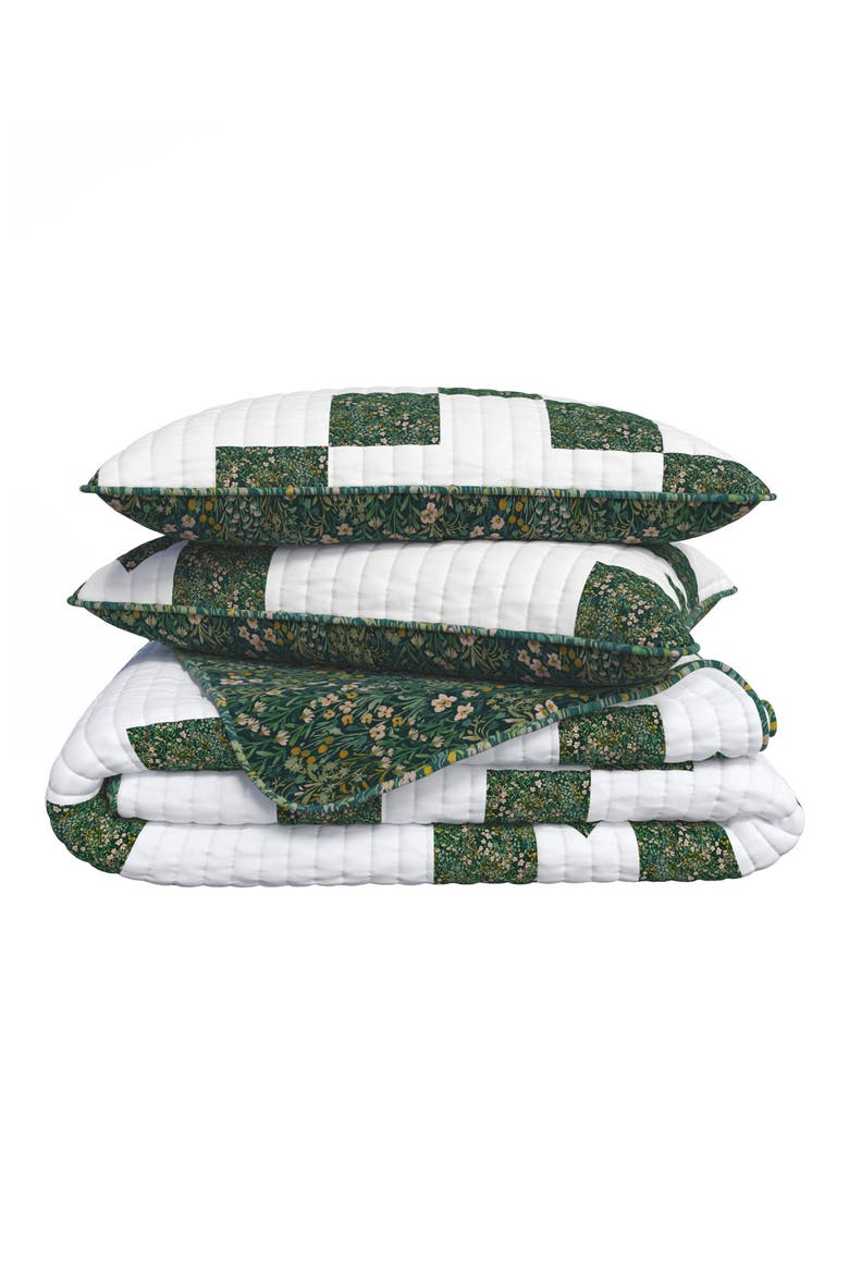 Floral Patch Quilt Set, Main, color, GARDEN STAR