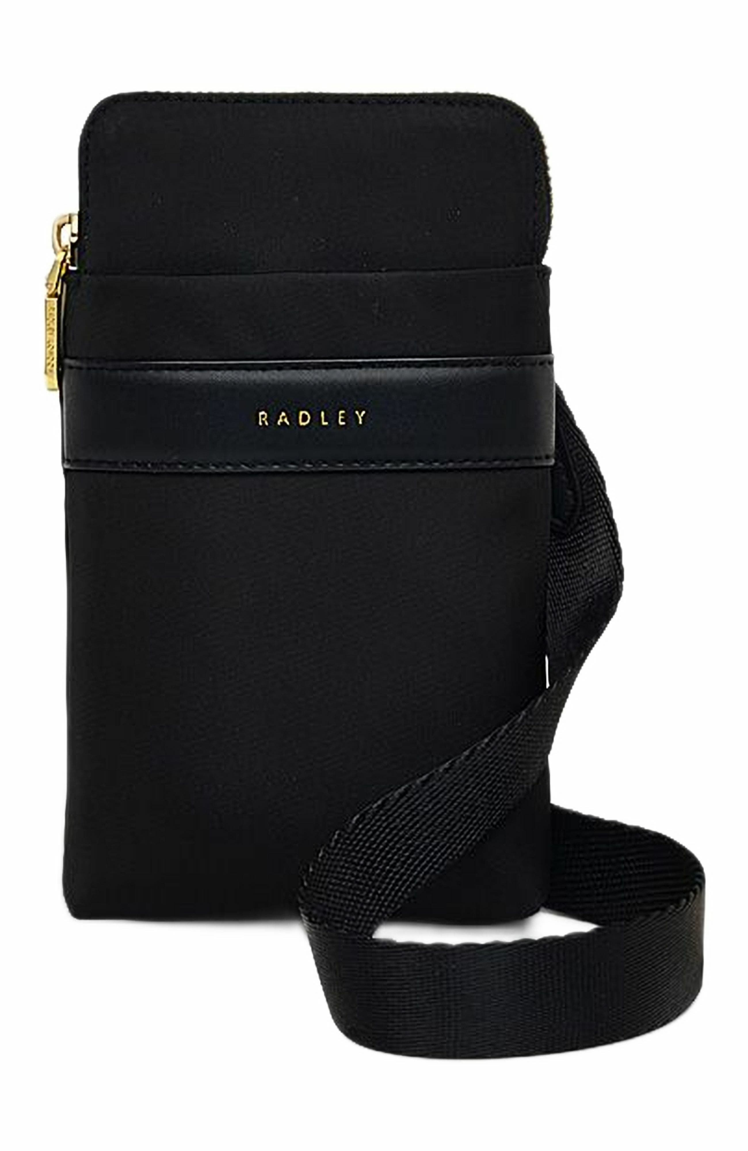 Radley Holland Park Medium Zip Around Phone Crossbody Bag, Main, color, Black