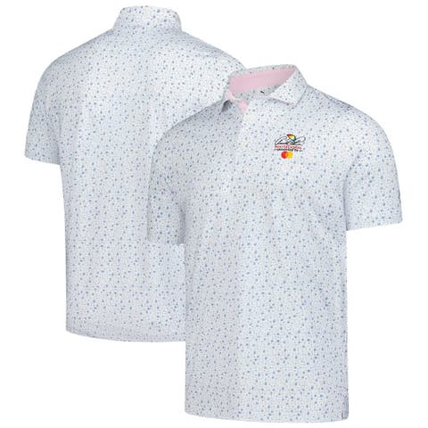 Men's Puma  White Arnold Palmer Invitational Tea Time MATTR Polo