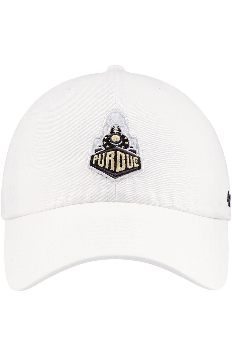 '47 Men's '47 White Purdue Boilermakers Clean Up Adjustable Hat, Alternate, color, White