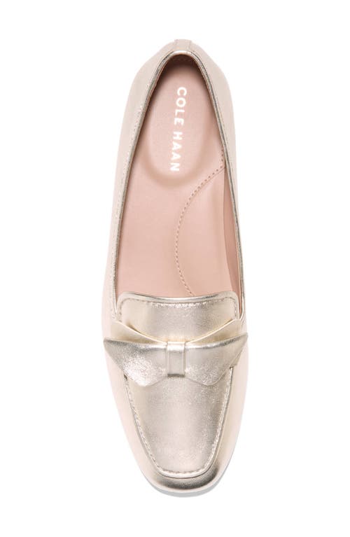 Cole Haan Payson Knot Loafer In Gold