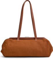 Clare V. Yvette Nubuck Leather Shoulder Bag