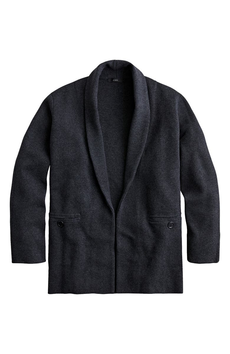 J.Crew Camille Shawl Collar Sweater Blazer, Alternate, color, 