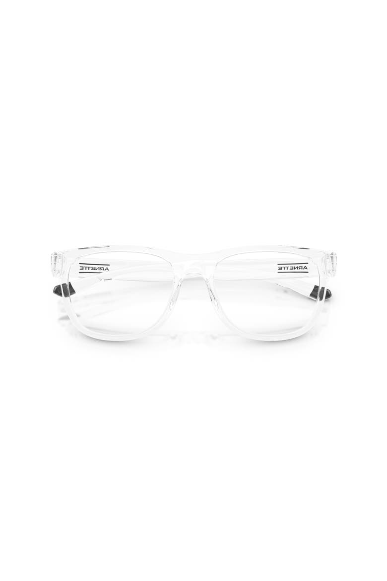 55mm Rectangle optical glasses, Alternate, color, Transparent