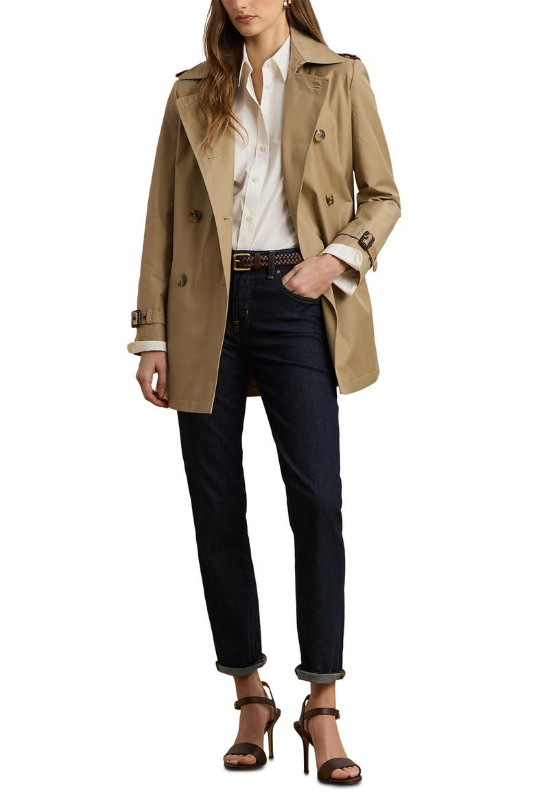 Ainsworth Double Breasted Trench Jacket, Alternate, color, SAND