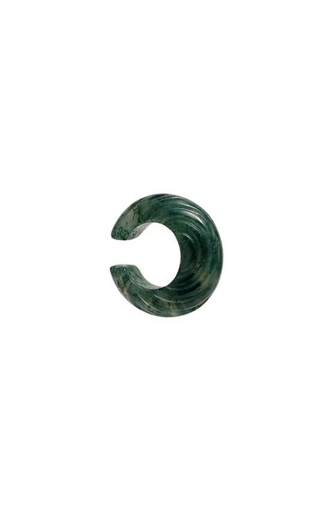 Carved Stone Ear Cuff