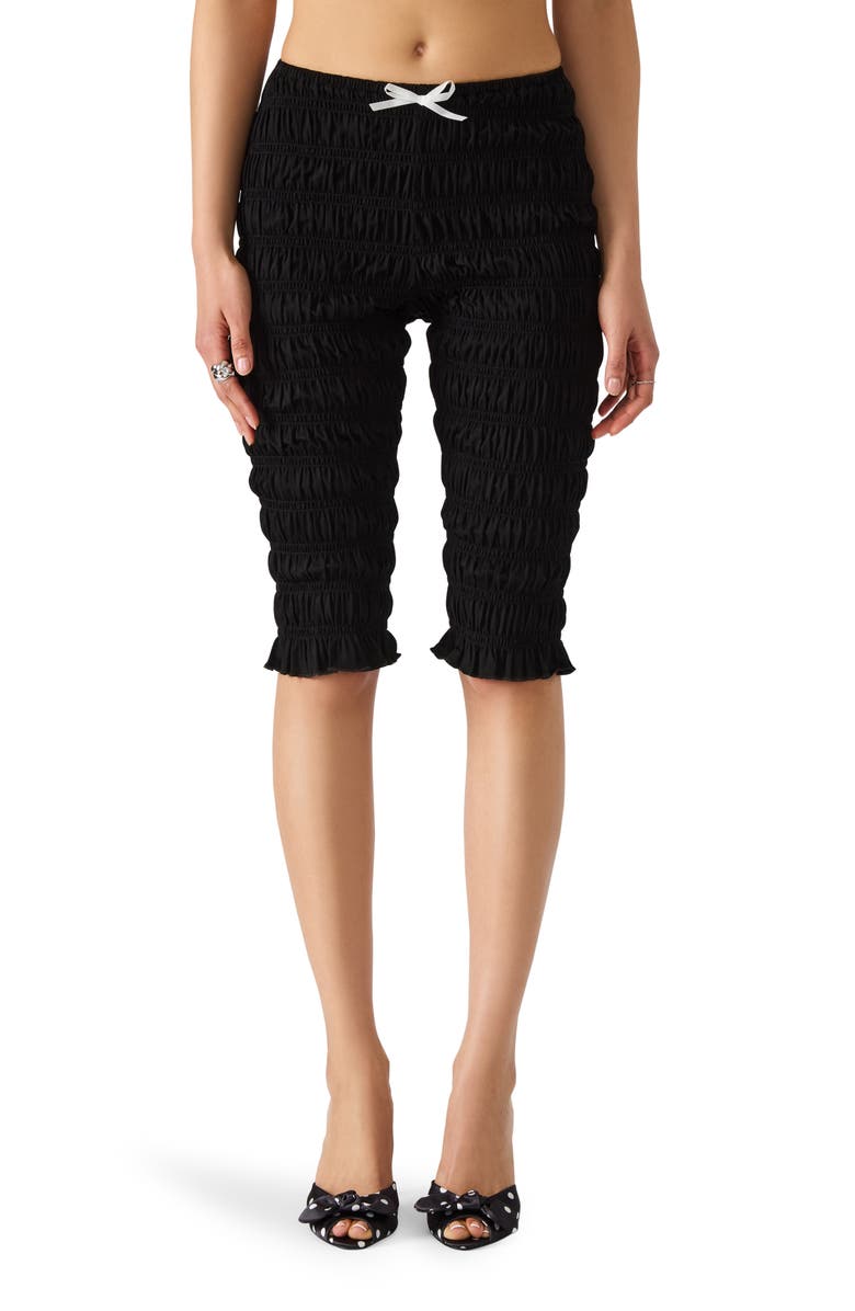 Steve Madden Misty Smocked Capri Pants, Main, color, 