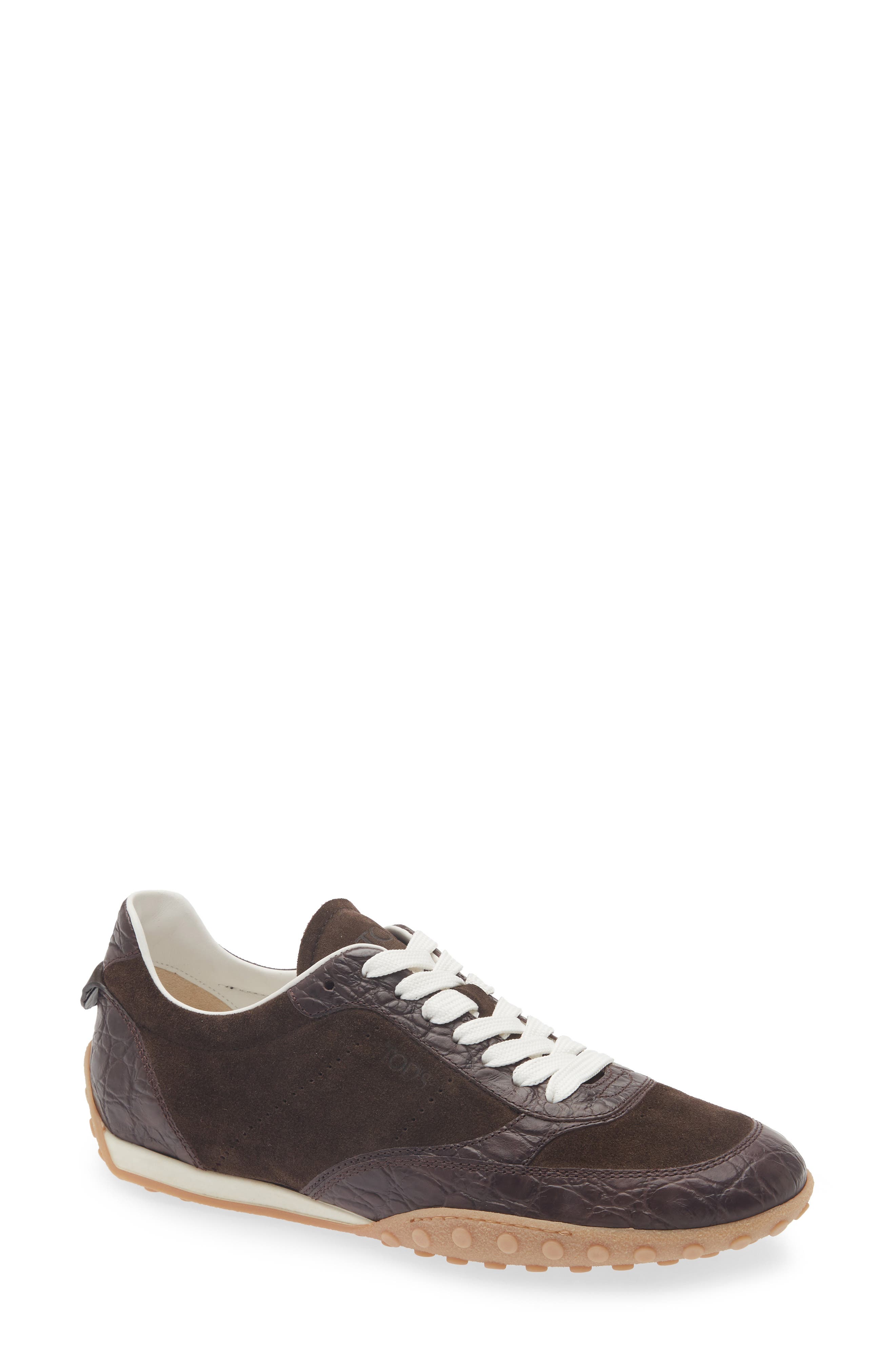 Tod's Snake Embossed Leather Sneaker (Women) | Nordstrom