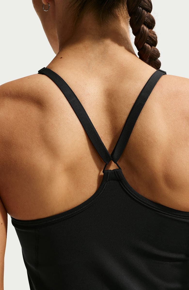 Nike Court Advantage Dri-FIT Tennis Dress, Alternate, color, Black/ Black