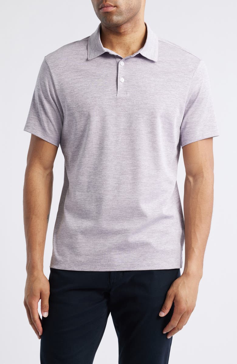 Robert Barakett Duke Space Dye Polo, Main, color, Lavender