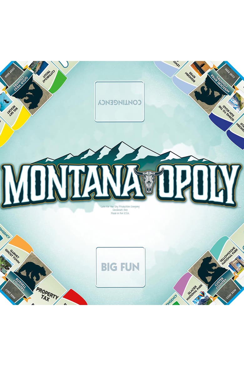 Montanaopoly Monopoly Board Game, Alternate, color, Multicolored
